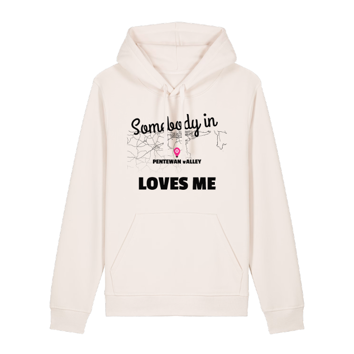 Nogen i Pentewan Valley elsker mig hættetrøje – hættetrøje fra PinShirt