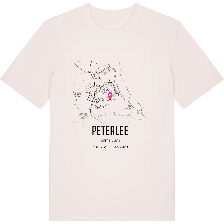 Peterlee kort T-shirt – t-shirt fra PinShirt