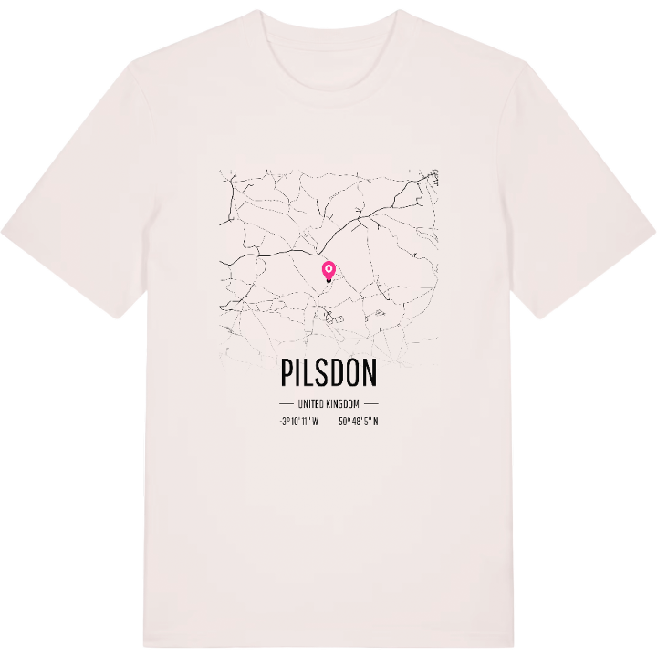 Pilsdon kort T-shirt – t-shirt fra PinShirt