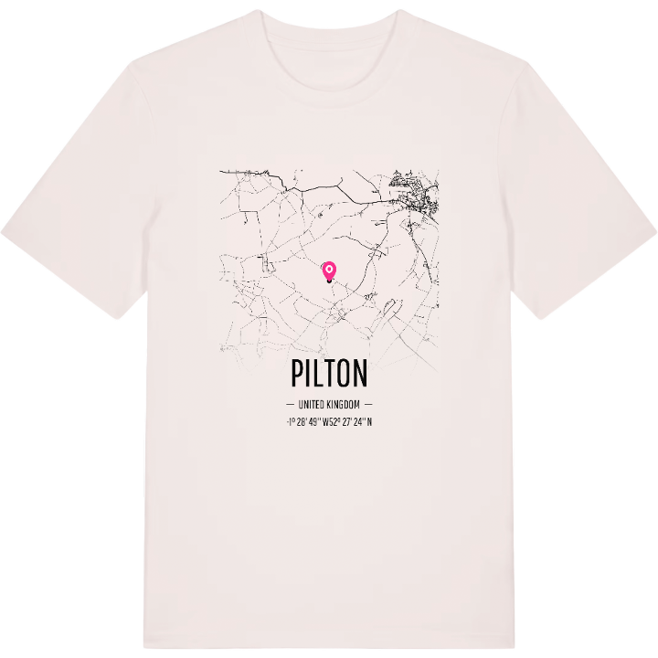 Pilton kort T-shirt – t-shirt fra PinShirt