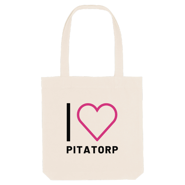 Jeg elsker Pitatorp mulepose stort tryk – mulepose fra PinShirt