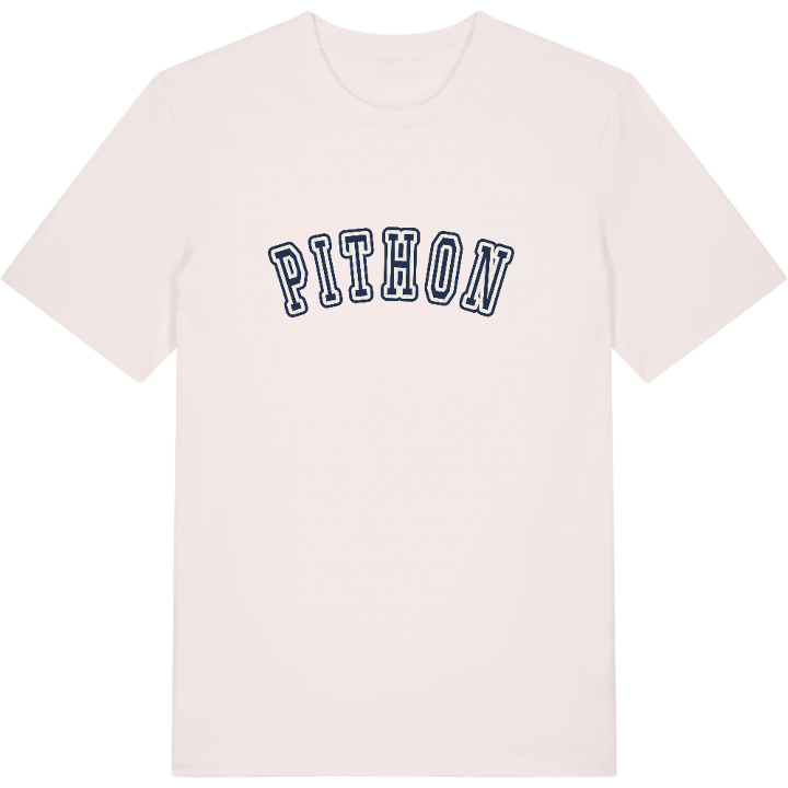 Pithon college T-shirt – t-shirt fra PinShirt