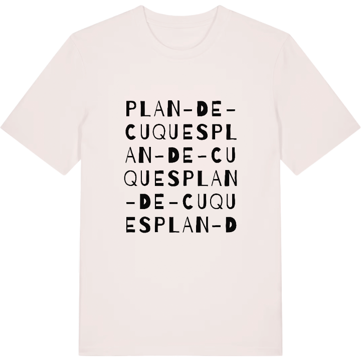 Plan-de-Cuques ordleg T-shirt – t-shirt fra PinShirt