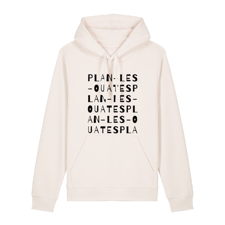 Plan-les-Ouates ordleg hættetrøje – hættetrøje fra PinShirt