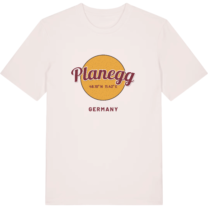 Planegg cirkel T-shirt – t-shirt fra PinShirt