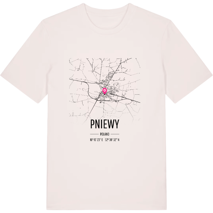Pniewy kort T-shirt – t-shirt fra PinShirt