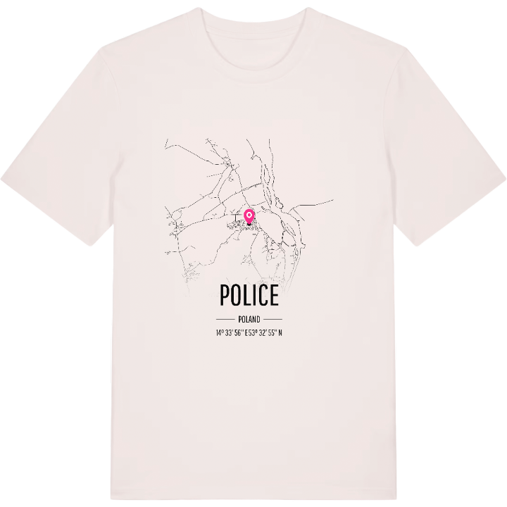Police kort T-shirt – t-shirt fra PinShirt