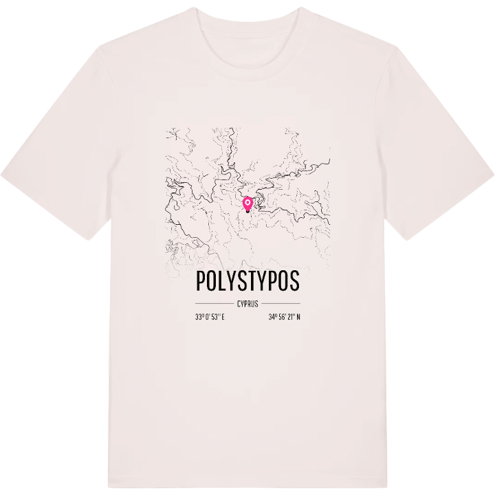 Polystypos kort T-shirt – t-shirt fra PinShirt
