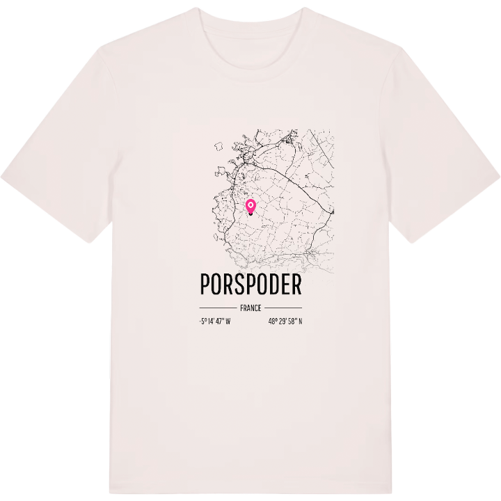 Porspoder kort T-shirt – t-shirt fra PinShirt