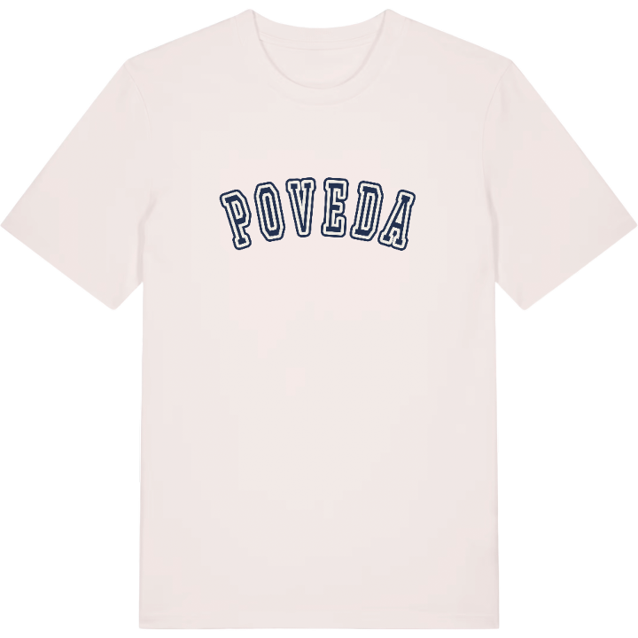 Poveda college T-shirt – t-shirt fra PinShirt