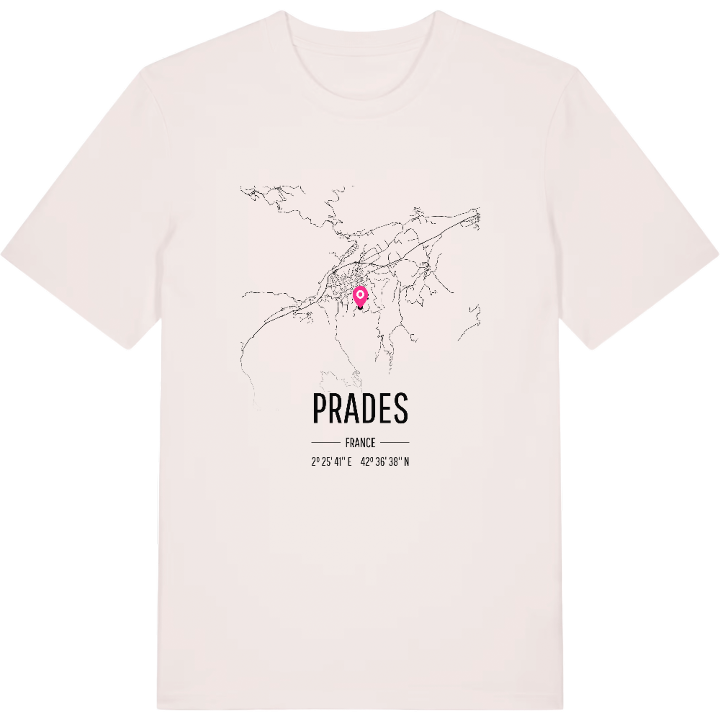 Prades kort T-shirt – t-shirt fra PinShirt