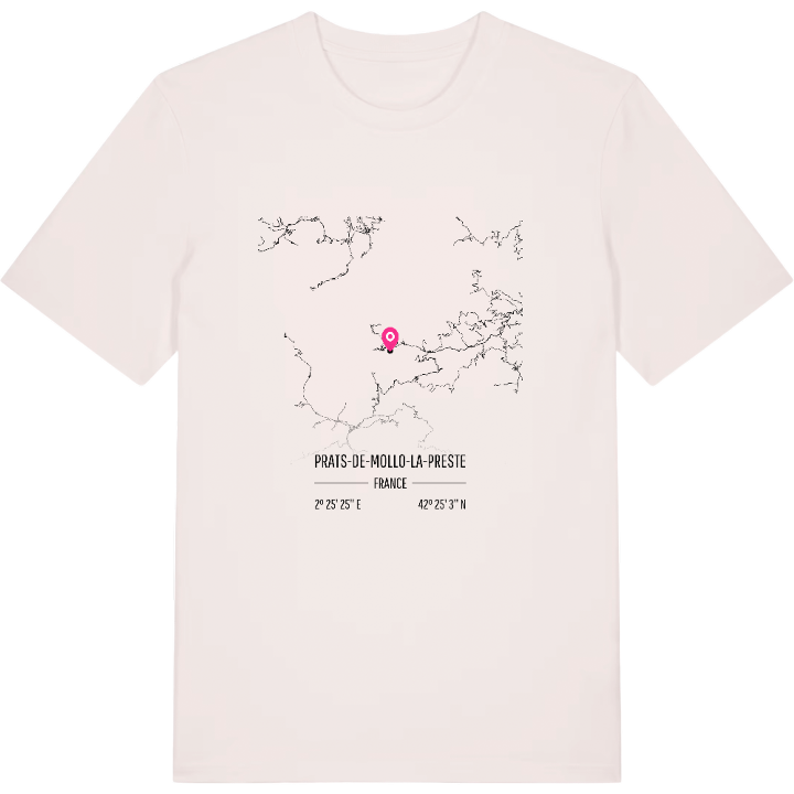 Prats-de-Mollo-la-Preste kort t-shirt – t-shirt fra PinShirt
