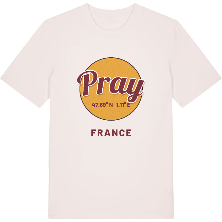 Pray cirkel T-shirt – t-shirt fra PinShirt