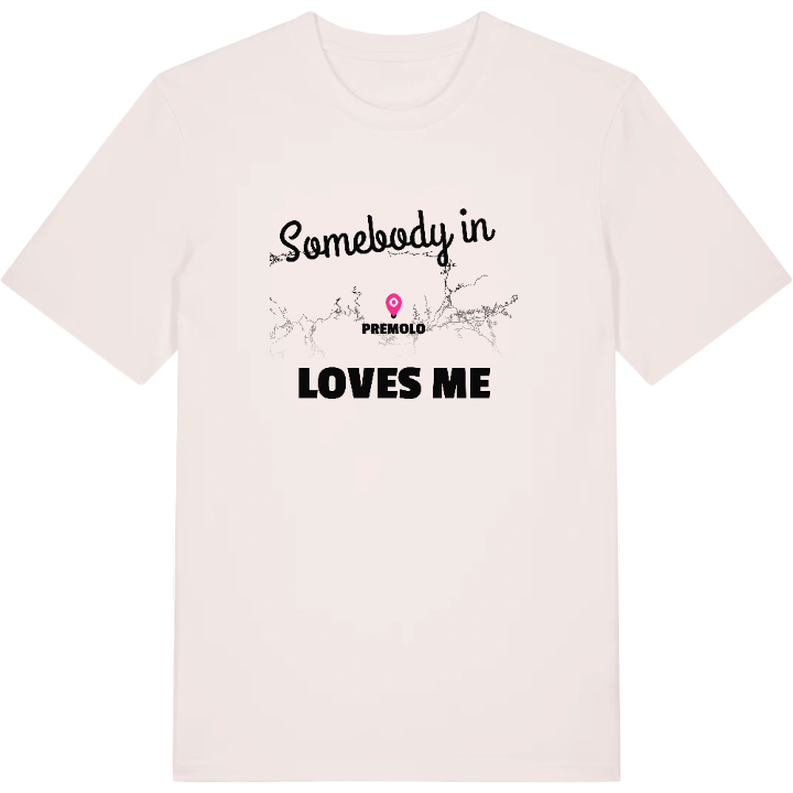 Nogen i Premolo elsker mig T-shirt – t-shirt fra PinShirt