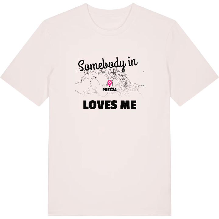 Nogen i Prezza elsker mig T-shirt – t-shirt fra PinShirt