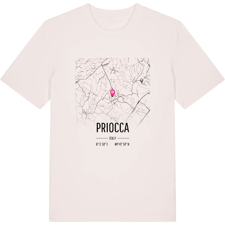 Priocca kort T-shirt – t-shirt fra PinShirt