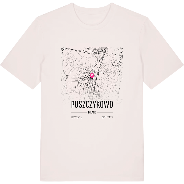 Puszczykowo kort T-shirt – t-shirt fra PinShirt