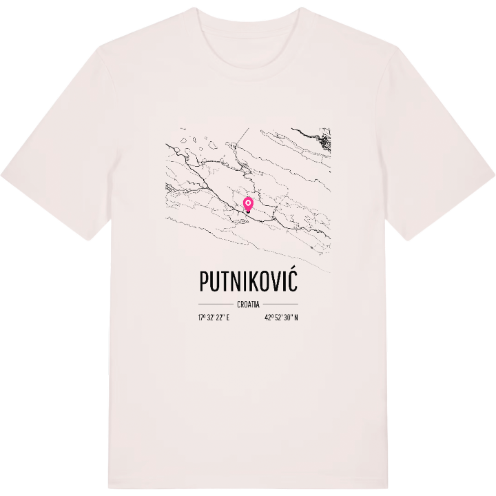 Putniković kort T-shirt – t-shirt fra PinShirt