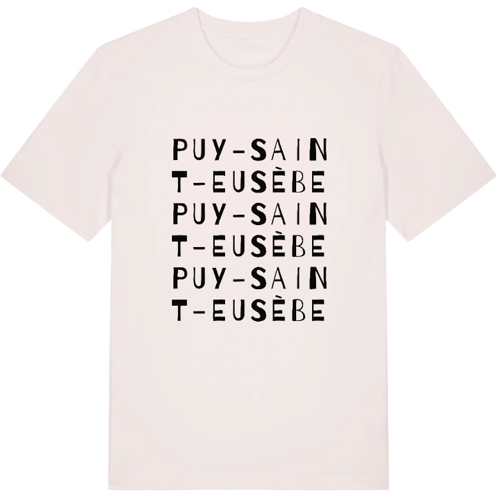Puy-Saint-Eusèbe ordleg T-shirt – t-shirt fra PinShirt