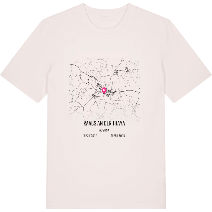Raabs an der Thaya kort t-shirt – t-shirt fra PinShirt