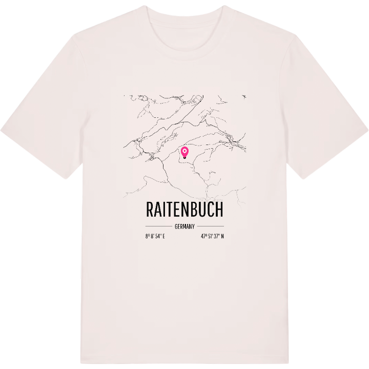 Raitenbuch kort T-shirt – t-shirt fra PinShirt
