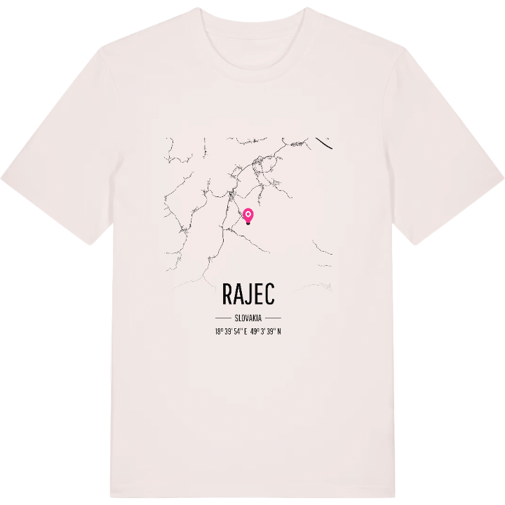Rajec kort T-shirt – t-shirt fra PinShirt