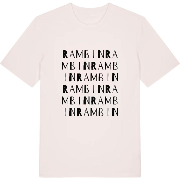 Rambin ordleg T-shirt – t-shirt fra PinShirt