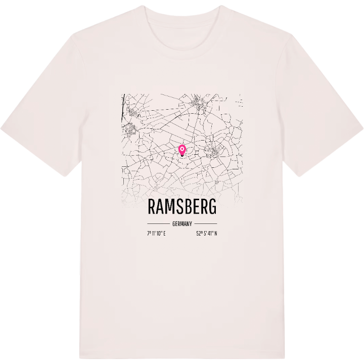 Ramsberg kort T-shirt – t-shirt fra PinShirt