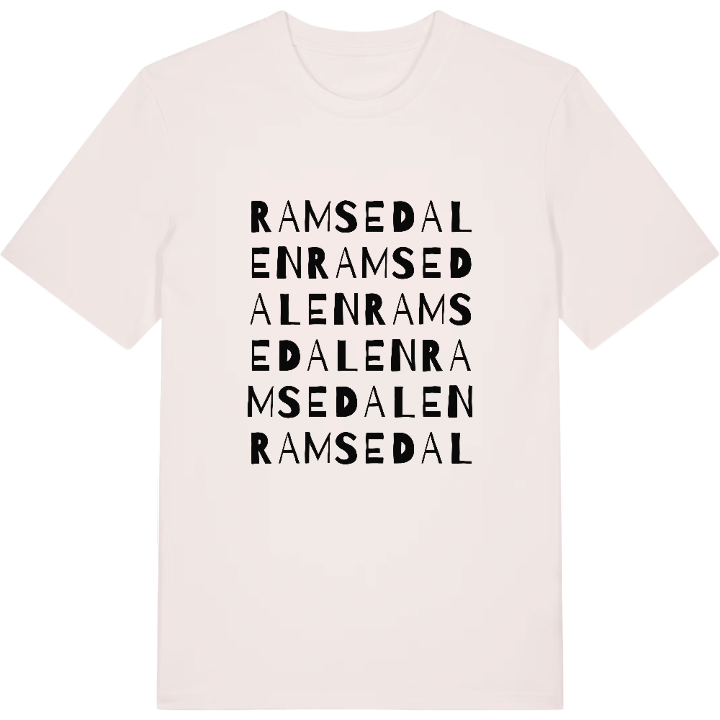 Ramsedalen ordleg T-shirt – t-shirt fra PinShirt