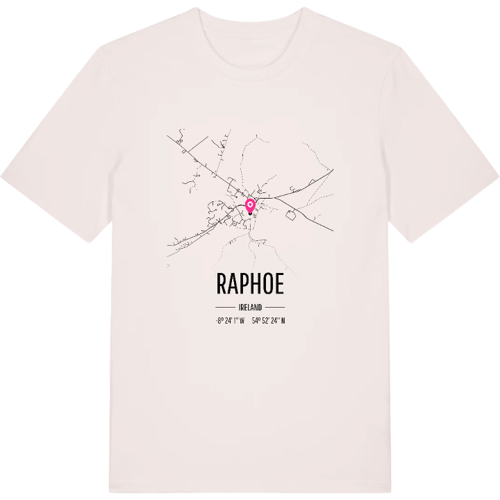 Raphoe kort T-shirt – t-shirt fra PinShirt