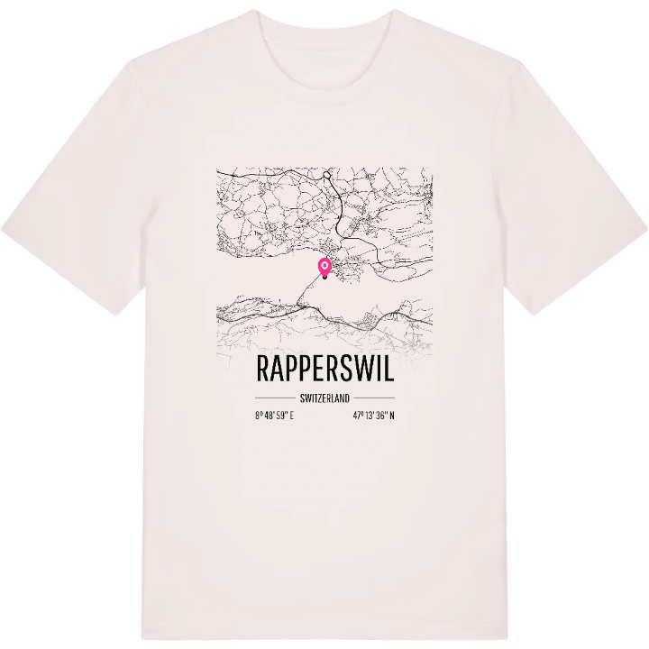 Rapperswil kort T-shirt – t-shirt fra PinShirt