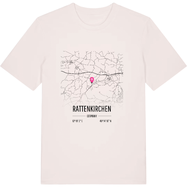 Rattenkirchen kort T-shirt – t-shirt fra PinShirt