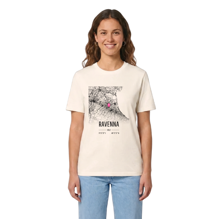 Ravenna kort T-shirt – t-shirt fra PinShirt