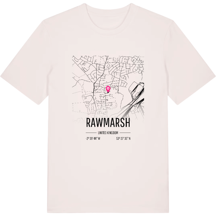 Rawmarsh kort T-shirt – t-shirt fra PinShirt