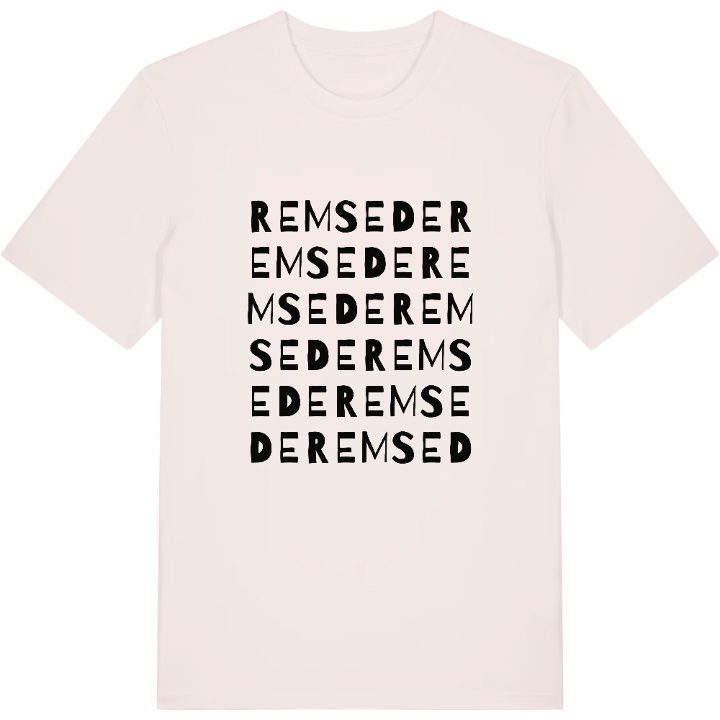 Remsede ordleg T-shirt – t-shirt fra PinShirt