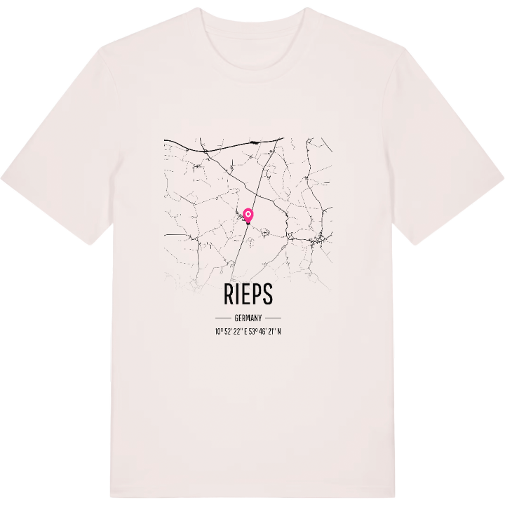 Rieps kort T-shirt – t-shirt fra PinShirt