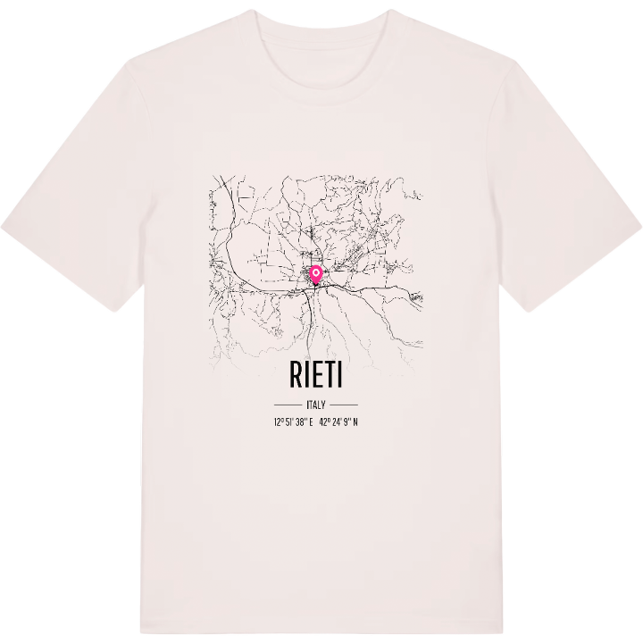 Rieti kort T-shirt – t-shirt fra PinShirt