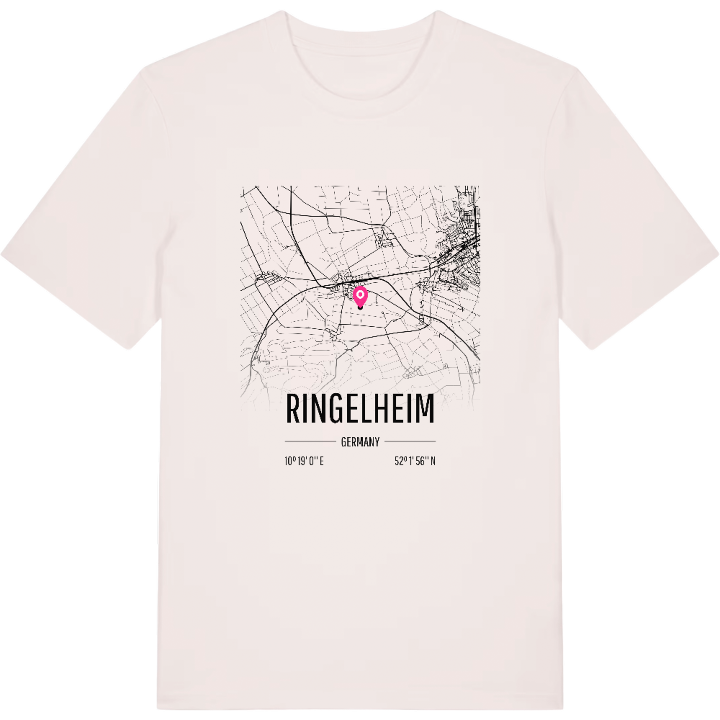 Ringelheim kort T-shirt – t-shirt fra PinShirt
