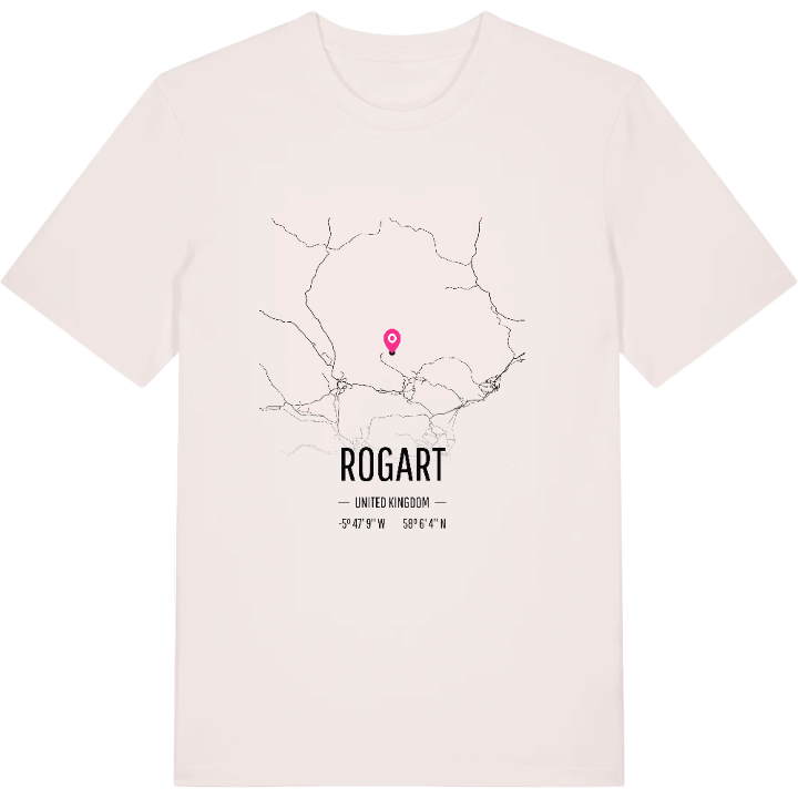 Rogart kort T-shirt – t-shirt fra PinShirt