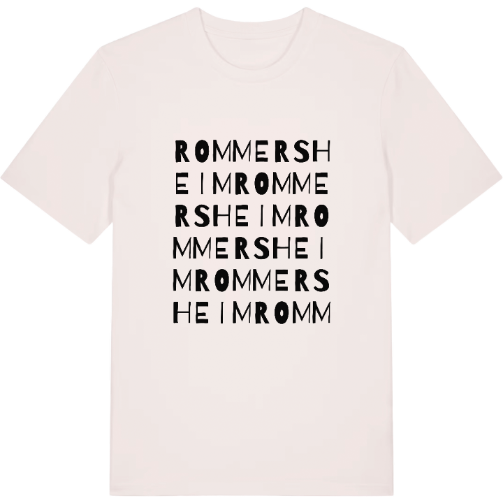 Rommersheim ordleg T-shirt – t-shirt fra PinShirt