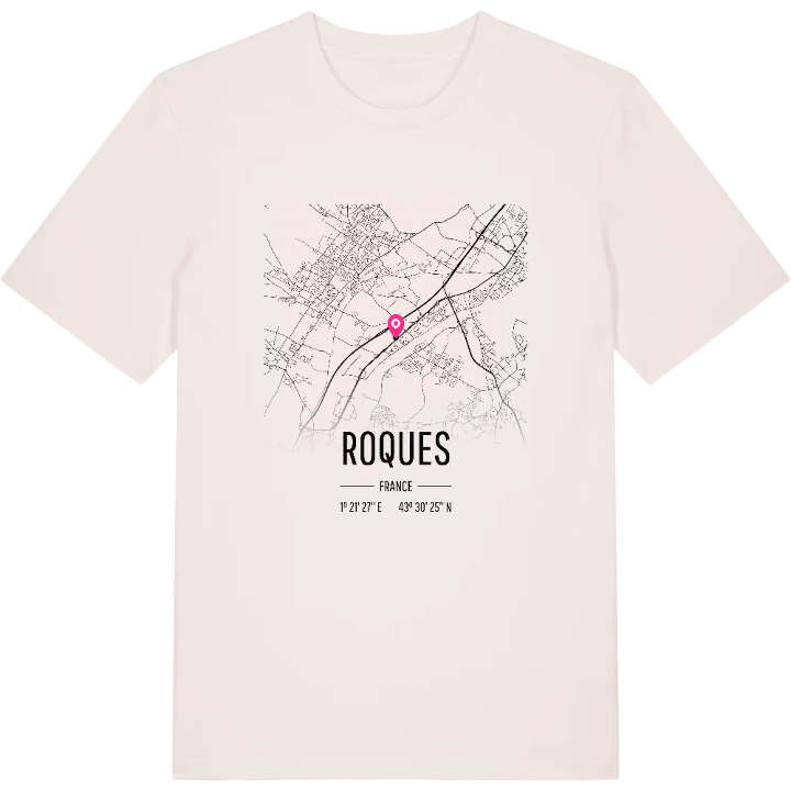 Roques kort T-shirt – t-shirt fra PinShirt