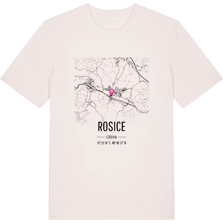 Rosice kort T-shirt – t-shirt fra PinShirt