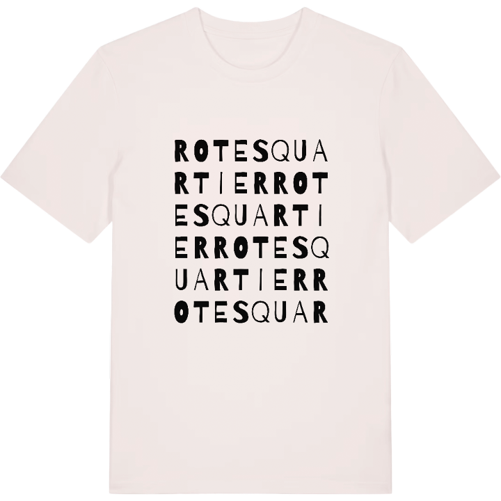 Rotes Quartier ordleg T-shirt – t-shirt fra PinShirt