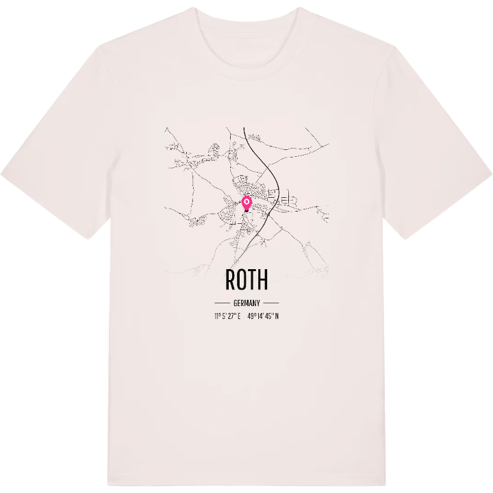 Roth kort T-shirt – t-shirt fra PinShirt