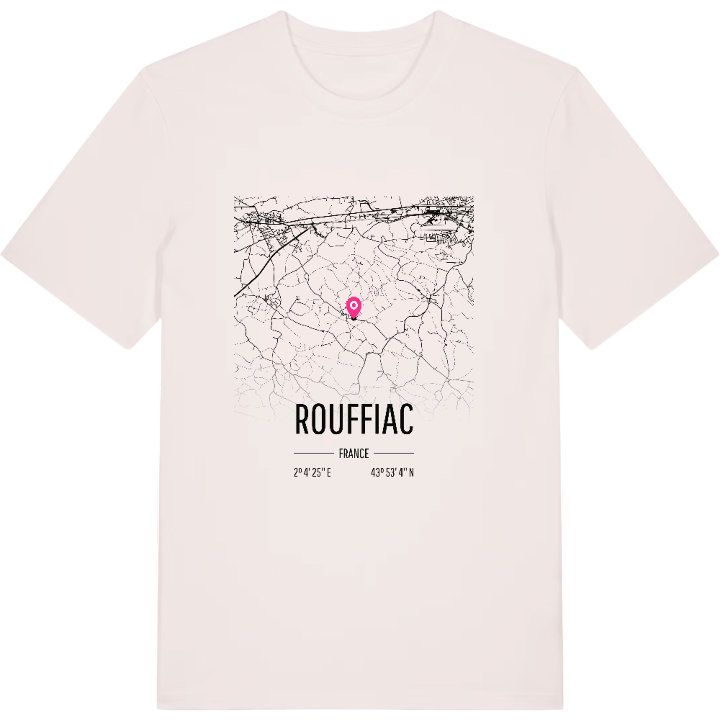Rouffiac kort T-shirt – t-shirt fra PinShirt