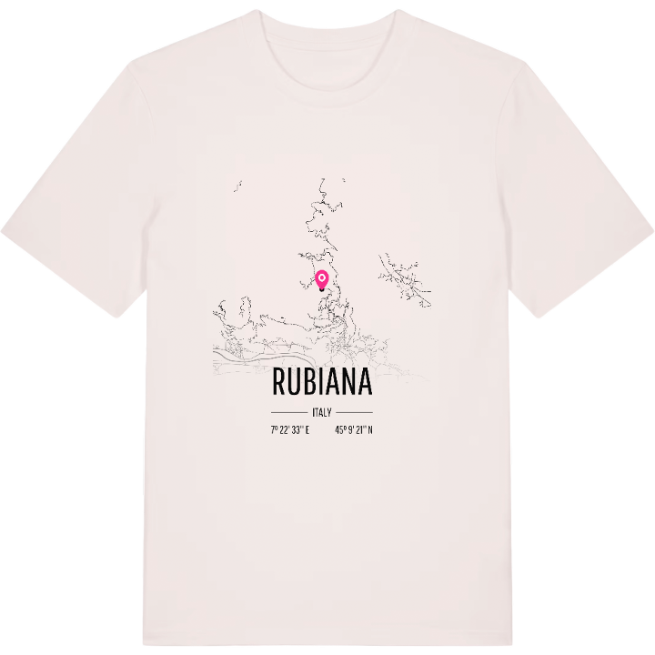 Rubiana kort T-shirt – t-shirt fra PinShirt