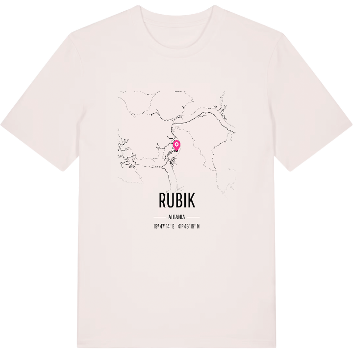 Rubik kort T-shirt – t-shirt fra PinShirt