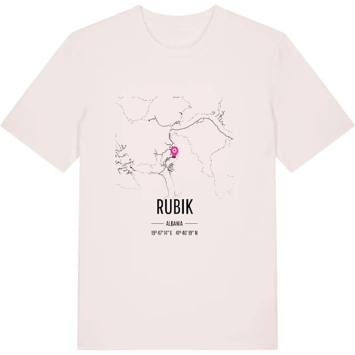 Rubik kort T-shirt – t-shirt fra PinShirt