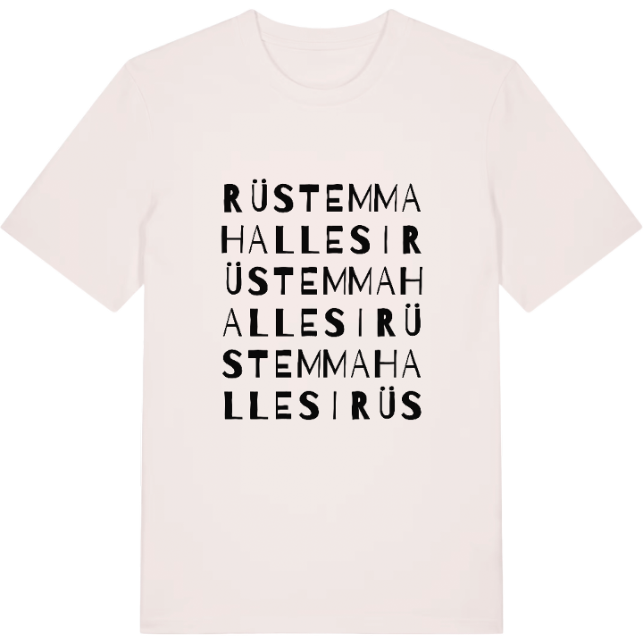 Rüstem Mahallesi ordleg T-shirt – t-shirt fra PinShirt