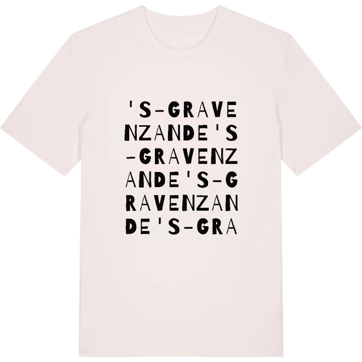's-Gravenzande ordleg T-shirt – t-shirt fra PinShirt